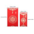 thumbnail image 4 of 12Pcs Red Envelope Wedding Paper Money Pocket Chinese Style Red Packets for Wedding Use, 4 of 8