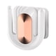 thumbnail image 1 of Organizador de zapatillas para baño, estante para zapatillas, colgador de zapatos o puerta, gancho para toallas Blanco, 1 of 9