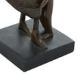 thumbnail image 4 of 13" x 5" Bronze Polystone Family Sculpture, by DecMode, 4 of 11