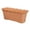 Brown, variant on Rectangular Flower Pot Window Boxes Planters Planters for Outdoor Plants Plastic Garden Planter Box Wavy Ruffled Edge Decorative Long Planter Balcony Patio Home Flower Container Window Box Planter