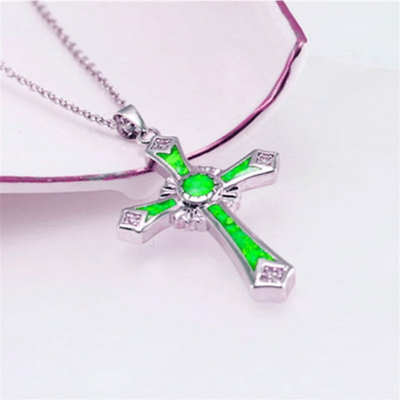 Vireellx Cross Pendant Necklace for Women Jewelry Valentines Day