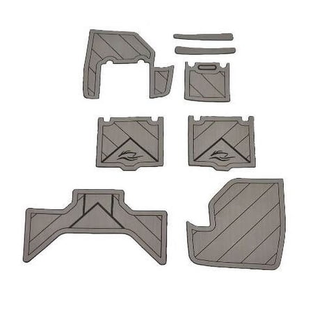 Rinker Boat Swim Platform Mats 2800021 | 2018 Q3 Gray (Set of 8)