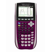 texas instruments ti-84 plus c silver edition graphing calculator, raspberry