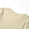thumbnail image 4 of Antqov Thermal Shirts for Women, Solid Color Crew Neck Pullover Long Sleeve Fleece Lined Relaxed Base Layer Top, Daily Warm Comfortable Soft Lightweight Underwear Tops, 4 of 8