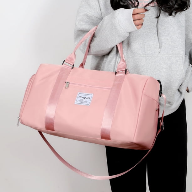 Mochila Bolso de lona multifuncional, de equipaje de mano grande portátil, moda para mujeres y hombres