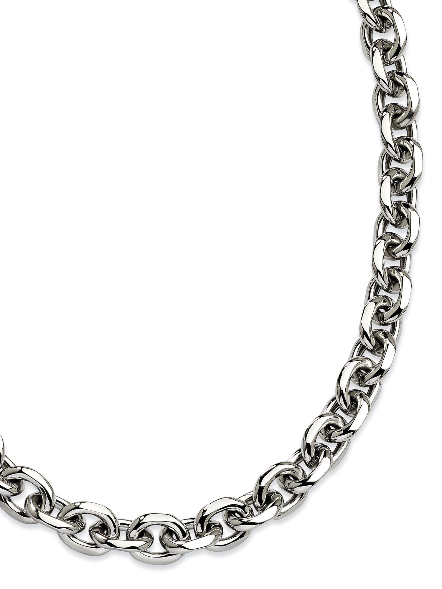 Jewelry Necklaces Chains Stainless Steel Polished 24.5in Necklace 