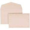 JAM Paper Wedding Invitation Set, Small, 3 3/8 x 4 3/4, Ivory Design with White Envelope Maroon Rose Border, 100/pack