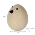 thumbnail image 2 of Natural Wooden Chick Egg Decor, 2 of 3
