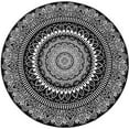 thumbnail image 1 of 120 cm round rug., 1 of 4