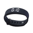 thumbnail image 4 of Pulsera deportiva inteligente resistente al agua para hombre y mujer, con pantalla táctil LED y control de temperatura (negra), 4 of 8
