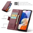 thumbnail image 2 of ELEHOLD Wallet Case for Samsung Galaxy A14 5G Premium Leather Case wih RFID Blocking Function Card Slots Kickstand Magnetic Clasp Shockproof Cover for Men Women for Samsung A14 5G,Wine, 2 of 11