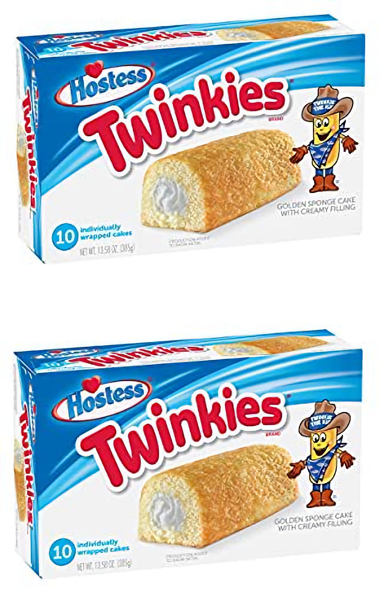Hostess Twinkies | 13.58 Ounce Box | 10 Count | Pack of 2 (20 Total Twinkie