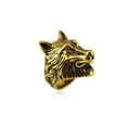 thumbnail image 2 of PAMTIER Men's Stainless Steel Cool Domineering Gothic Tribe Wolf Head Ring with Red Eyes Personality Retro Punk Band Wolf Totem Gold Black Size 12, 2 of 5