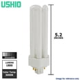 thumbnail image 2 of USHIO Compact Fluorescent 26w CF26TE/830 Dimmable Bulb, 2 of 4