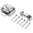 thumbnail image 4 of Bgsha Door Lock Cast Metal Hook Latch Lock Toilet Doors Right Angle Sliding Gate Lock, 4 of 10