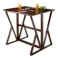 thumbnail image 4 of Winsome Harrington Drop Leaf Solid Wood Dining Table in Walnut, 4 of 11