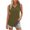 Army Green, variant on Basics Tank Tops for Women, Cotton Flex Tank Tops Women's Solid Color V Neck Cover Strip Casual Blouse Black XXL