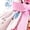 Pink Floral, variant on IPIO Girls Floral Butterfly Print Dress with Ruffle Sleeves and Bow Accents, Summer A-Line Party Dress