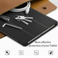 thumbnail image 3 of For iPad Pro 13 2024 Case With Screen Protector With Stylus pen Folio Slim Magnetic Smart Cover Stand Case Ultra Slim Lightweight SuperShield Cover For iPad Pro 13 2024 - Purple1, 3 of 5