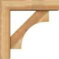 thumbnail image 3 of Ekena Millwork 6"W x 24"D x 24"H Westlake Block Rough Sawn Bracket w/ Offset Brace, Western Red Cedar, 3 of 25