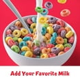 thumbnail image 3 of Kellogg's Froot Loops Breakfast Cereal, Fruit Flavored, Snacks with Vitamin C, Family Size, Original, 19.4oz Box (1 Box), 3 of 13