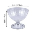 thumbnail image 5 of FELTECHELECTR Transparent Acrylic Dessert Bowl for Ice Cream Perfect for Parties and Summer Beach Accessories 200ml, 5 of 5