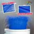 thumbnail image 5 of Blue Hairy Costume Headband - Fun and Fuzzy Crazy Hair Wig Troll Hair Costume Accessories, 5 of 6