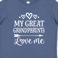 thumbnail image 4 of Inktastic Great Grandparents Love Me Grandkids Boys or Girls Baby T-Shirt, 4 of 5