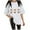 White_1, variant on Godom Halloween Shirt Women Shirts Funny Halloween Ghost Graphic Short Sleeve Tee Tops