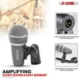 thumbnail image 5 of Tabla Mic XLR Wired Uni Directional Snare Tom Kick Instrument Microphone with Dynamic Moving Coil Swivel Mount Steel Mesh Grille Included Mini Tripod Rim Mount - Tabla MIC,GREY, 5 of 9