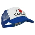thumbnail image 5 of I love Canada Maple Embroidered Foam Cap - Royal White OSFM, 5 of 5