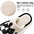 thumbnail image 4 of BERANMEY Bow Slippers for Women Cozy Plaid Womens Slippers Flat Slide Slippers Slip-On Lightweight Comfortable House Slippers Anti-slip Sole for Bedroom Indoor, 4 of 9