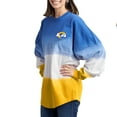 thumbnail image 2 of Women's Fanatics Royal Los Angeles Rams Super Bowl LVI Champions Ombre Long Sleeve T-Shirt, 2 of 2