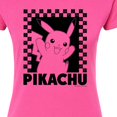 thumbnail image 3 of Pokémon - Pika Checkers - Juniors Fitted Graphic T-Shirt, 3 of 5