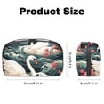 thumbnail image 5 of Swan Waterproof Oxford Cloth Hard Drive Case with Charger Pouch, PC Case, Small Travel Electronic Organizer, and Cord Organizer Travel - 5.9x9.44x3.14 in, 5 of 6