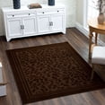 thumbnail image 2 of Mohawk Home Wisteria Floral Polyester Indoor Area Rug, Chocolate, 5' x 7', 2 of 7