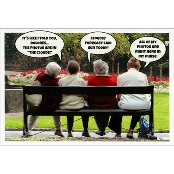 Pictura Photos Are in the Clouds Humorous / Funny Birthday Card for Her : Woman