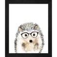 thumbnail image 3 of Great Art Now Fox & Hedgehog in Glasses by Mercedes Lopez Charro, 2 Piece Framed Art Set Each 9.25"W x 11.25"H, 3 of 3