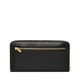 thumbnail image 3 of Cartera de mano Fossil Logan de piel negra con cremallera, 3 of 5