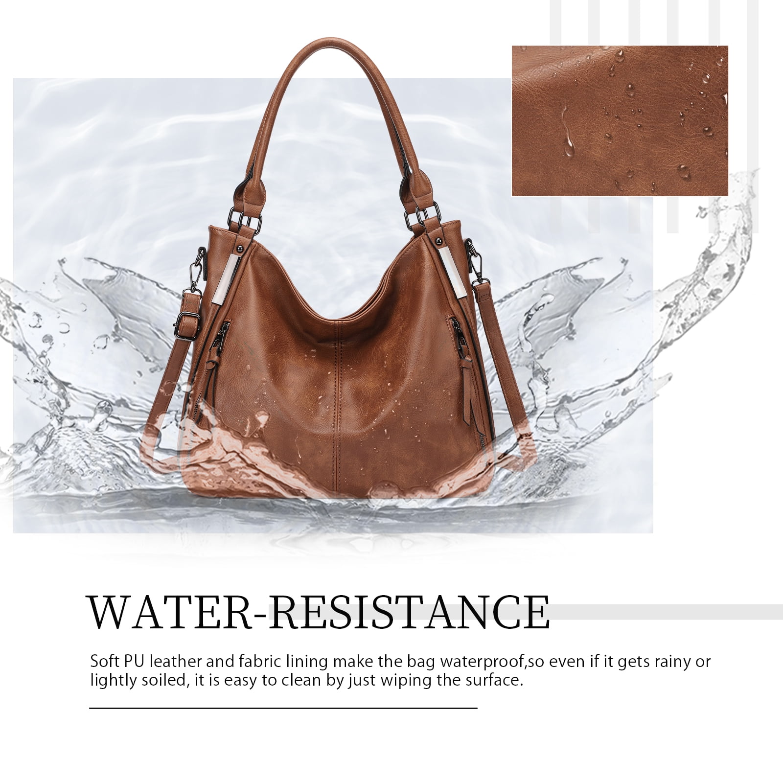 KL928 Large Handbags for Women PU Leather Ladies Hobo Bag Crossbody Bags Gifts for Women