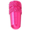 thumbnail image 3 of 2 Pcs Aluminum Alloy Bicycle Presta Valve Caps Dustproof Pink Red, 3 of 4