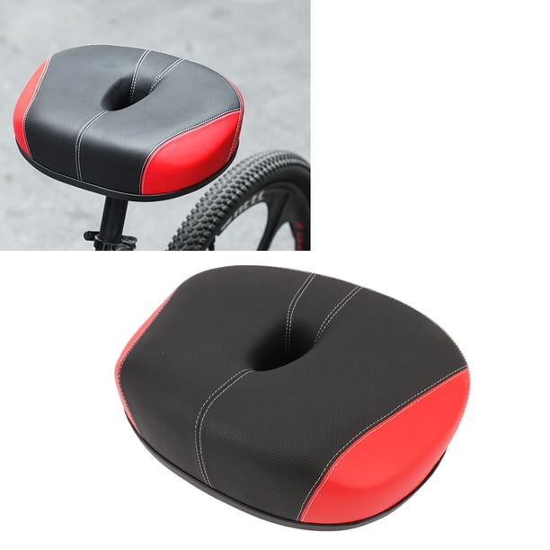 Asiento De Bicicleta Ancho Sin Nariz, Reemplazo Cómodo De Sillín De Bicicleta, Cojín De Asiento De Bicicleta De Montaña De Ciudad, Transpirable, Hueco Y Engrosado, Para Hombres