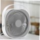 thumbnail image 4 of Pequeño ventilador de escritorio USB personal, ventilador de refrigeración de mesa de escritorio portátil alimentado por USB, viento fuerte, funcionamiento silencioso, para el coche de la of, 4 of 5