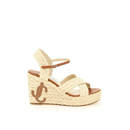 

Jimmy choo raffia dellena wedge sandals