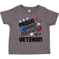 thumbnail image 3 of Inktastic Proud Granddaughter of a Veteran Veterans Day Girls Toddler T-Shirt, 3 of 5
