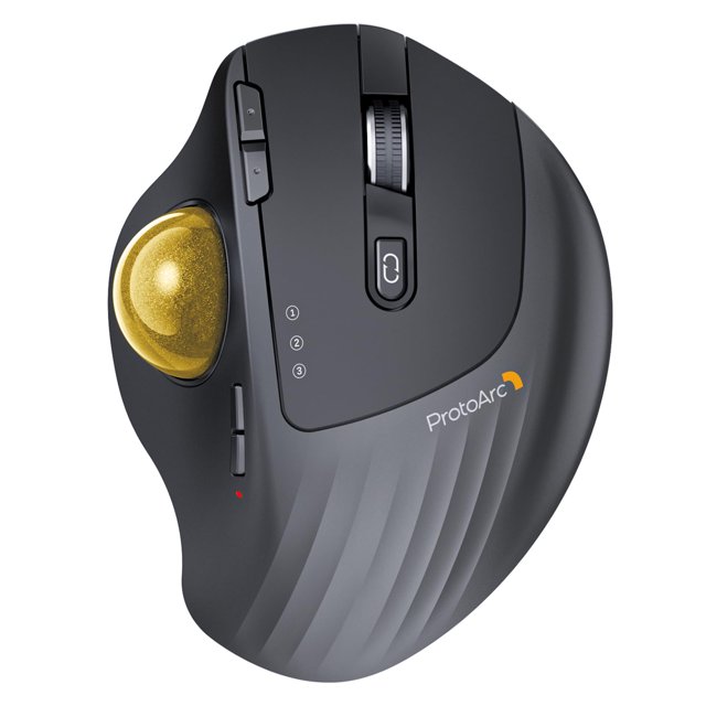 Ratón Trackball inalámbrico ProtoArc EM01NL Bluetooth Gold