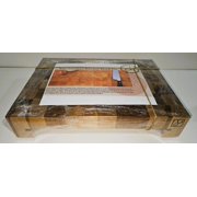 End Grain Cutting Board with Stainless Steel Tray