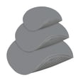 thumbnail image 3 of simhoa 3 Pcs Tapis de Micro-Ondes en Silicone Résistant à la Chaleur pour Comptoir de Bol Four Gris, 3 of 8