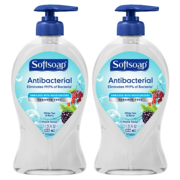 Liquid Hand Soap for All Skin Types Dermatologist Tested Moisturizing Soap - White Tea & Berry Scented Soap for Daily Hand Wash Refillable Soap Bottle with Pump, 11.25 Fl OZ Per Pack, Pack of 2