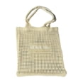 thumbnail image 3 of Bolso de crochet para mujer, bolso de tejido para , ir al trabajo, hacer picnic o disfrutar del libre. Amarillo, 3 of 8